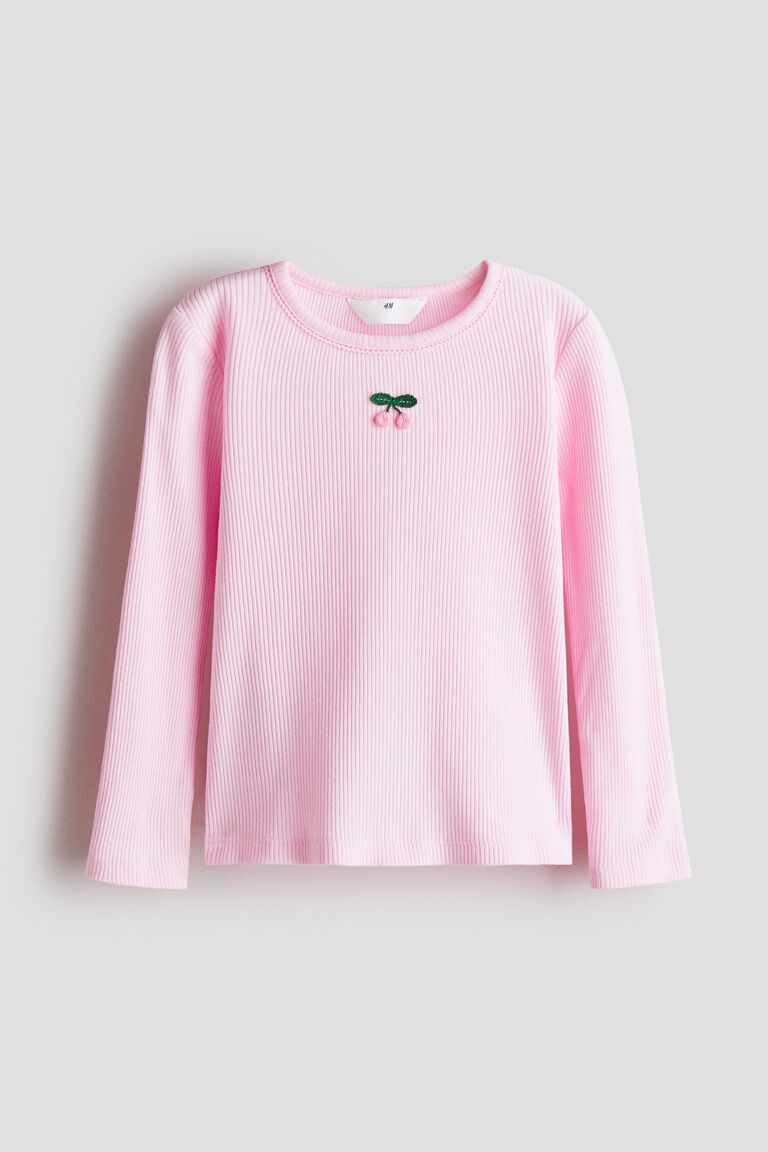 Ribbed cotton top