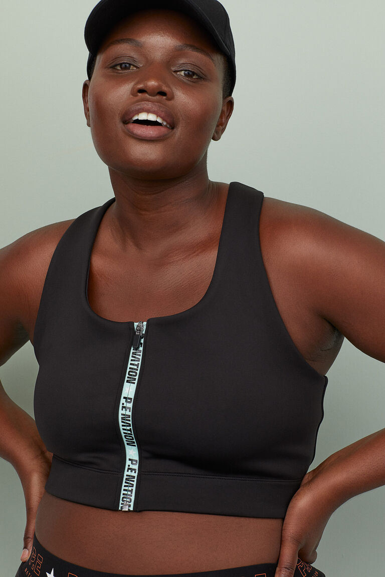 H&M+ Padded sports bra