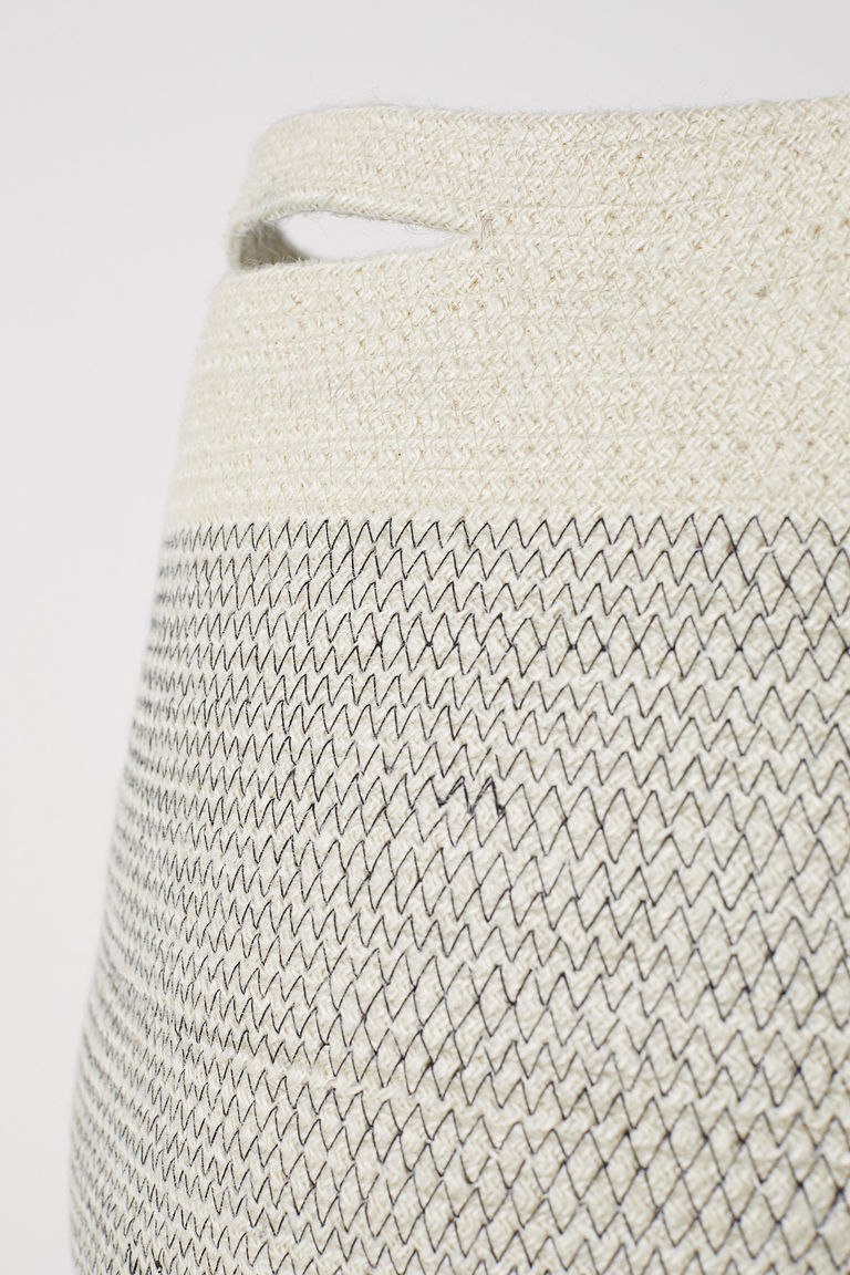 Jute laundry basket