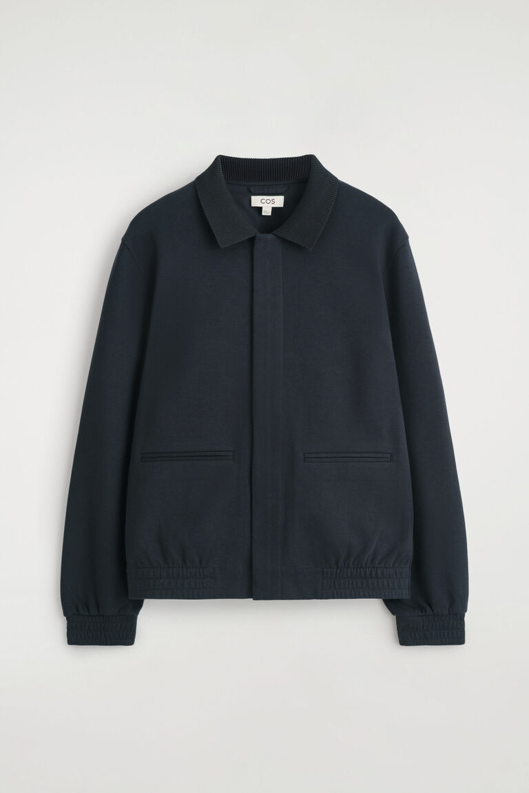 JERSEY HARRINGTON JACKET
