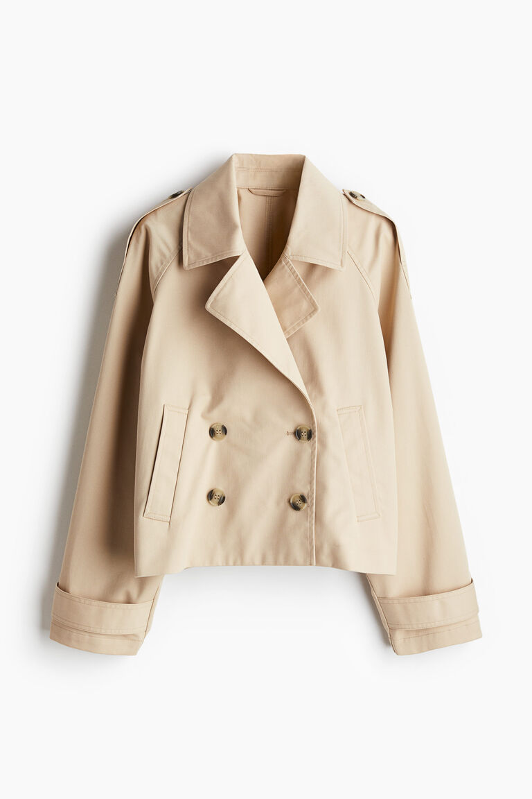 ジャケット・アウター OVER SHORT TRENCH COAT 2 H275b460b138442afb936f2458fe03