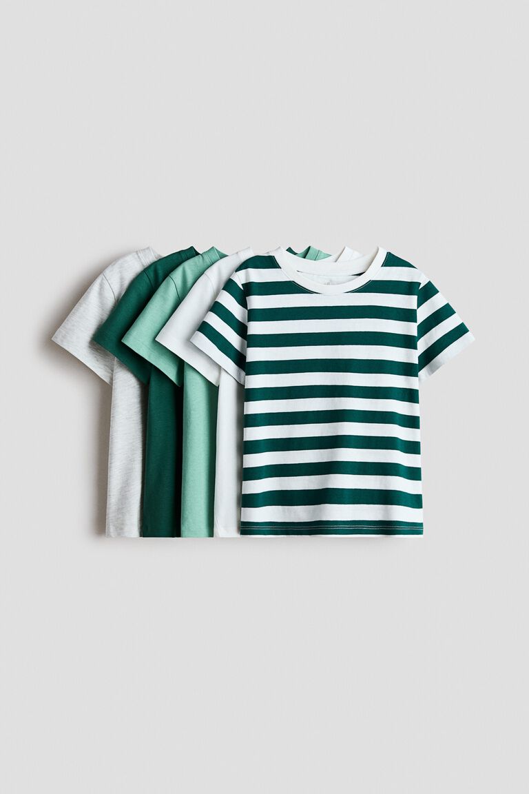 5-pack cotton T-shirts