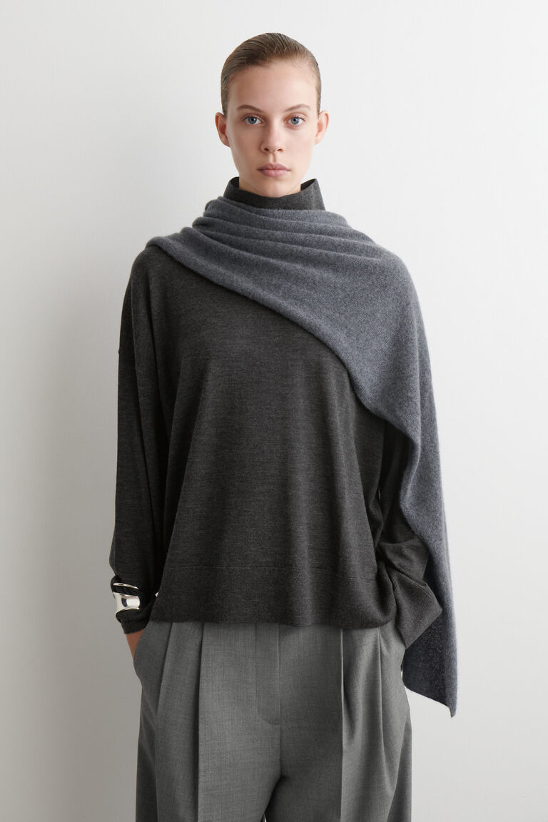 MERINO WOOL TURTLENECK JUMPER
