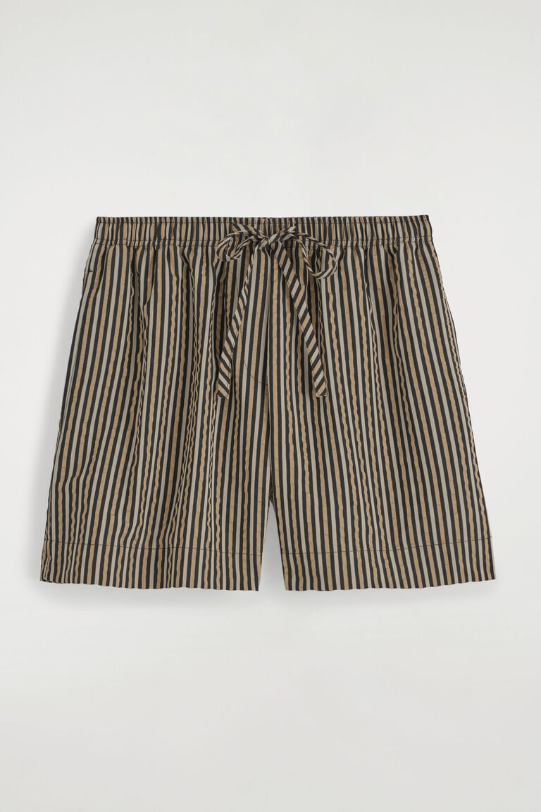 STRIPED SEERSUCKER SHORTS