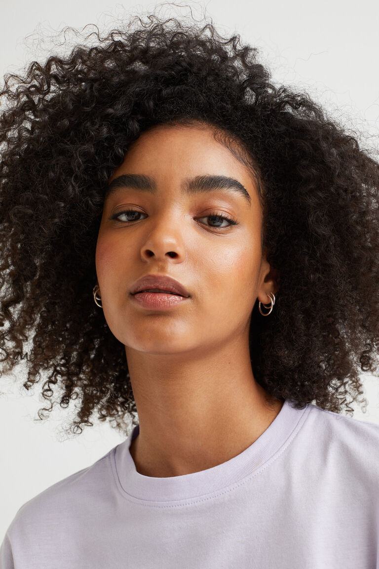 Cropped cotton Tshirt