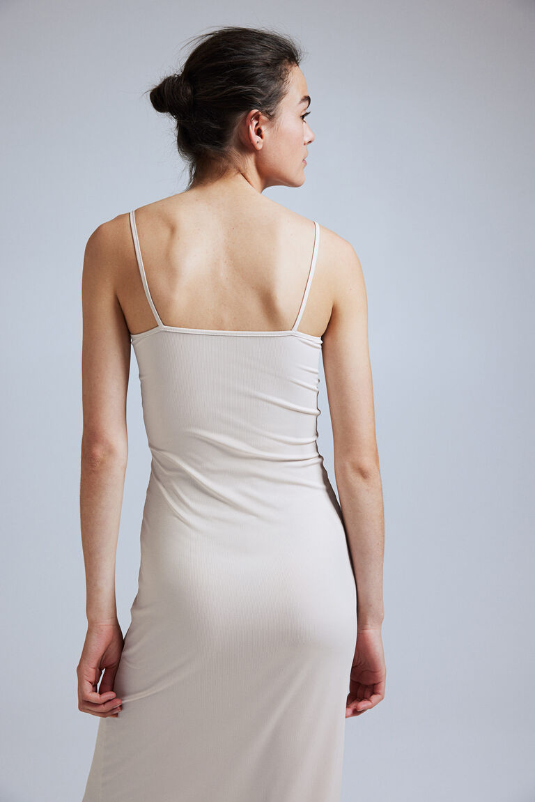 maxi ribbed bodycon dress