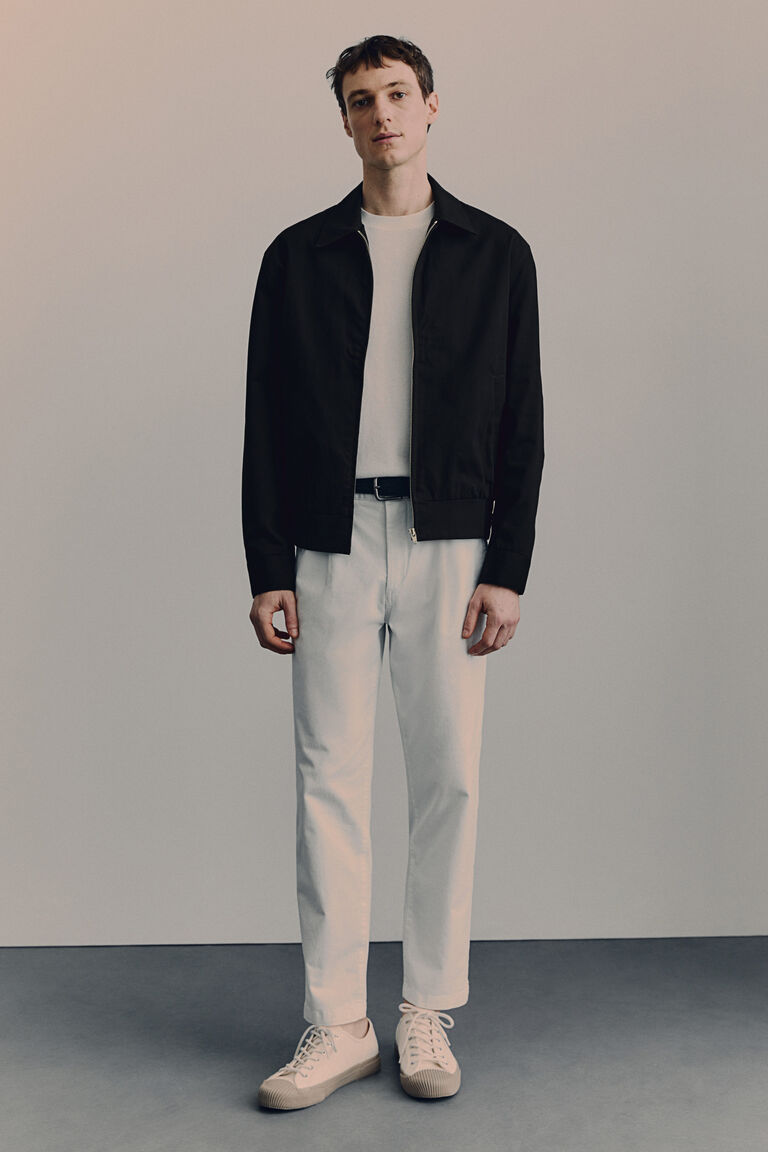 MODERN NEUTRAL TWILL JACKET main image 0