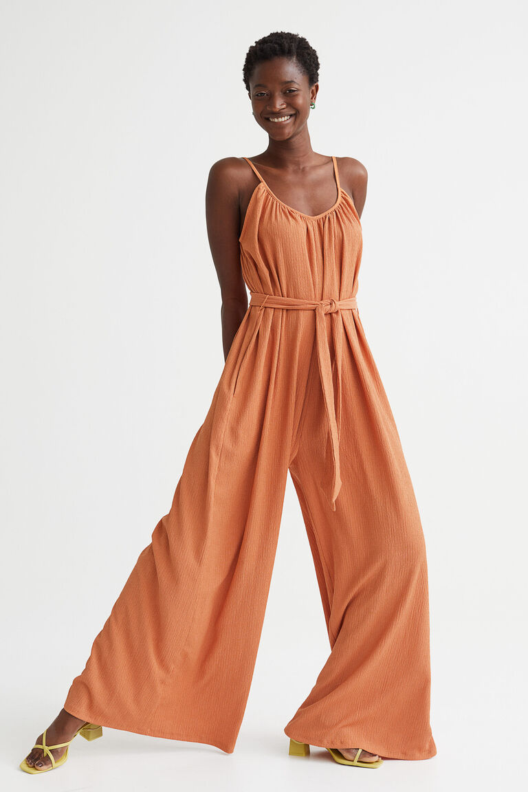 Tiebelt jumpsuit