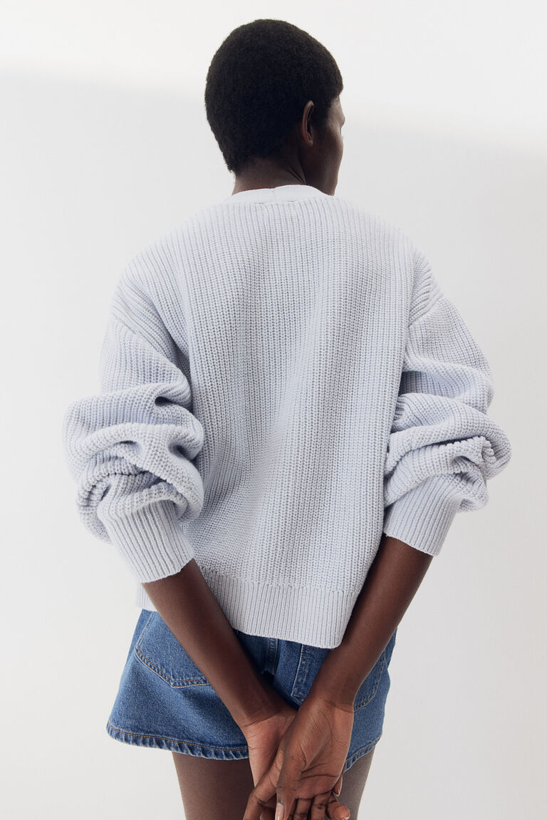 Hisa 2 4 Sleeve Knit Cardigan Kentucky Blue