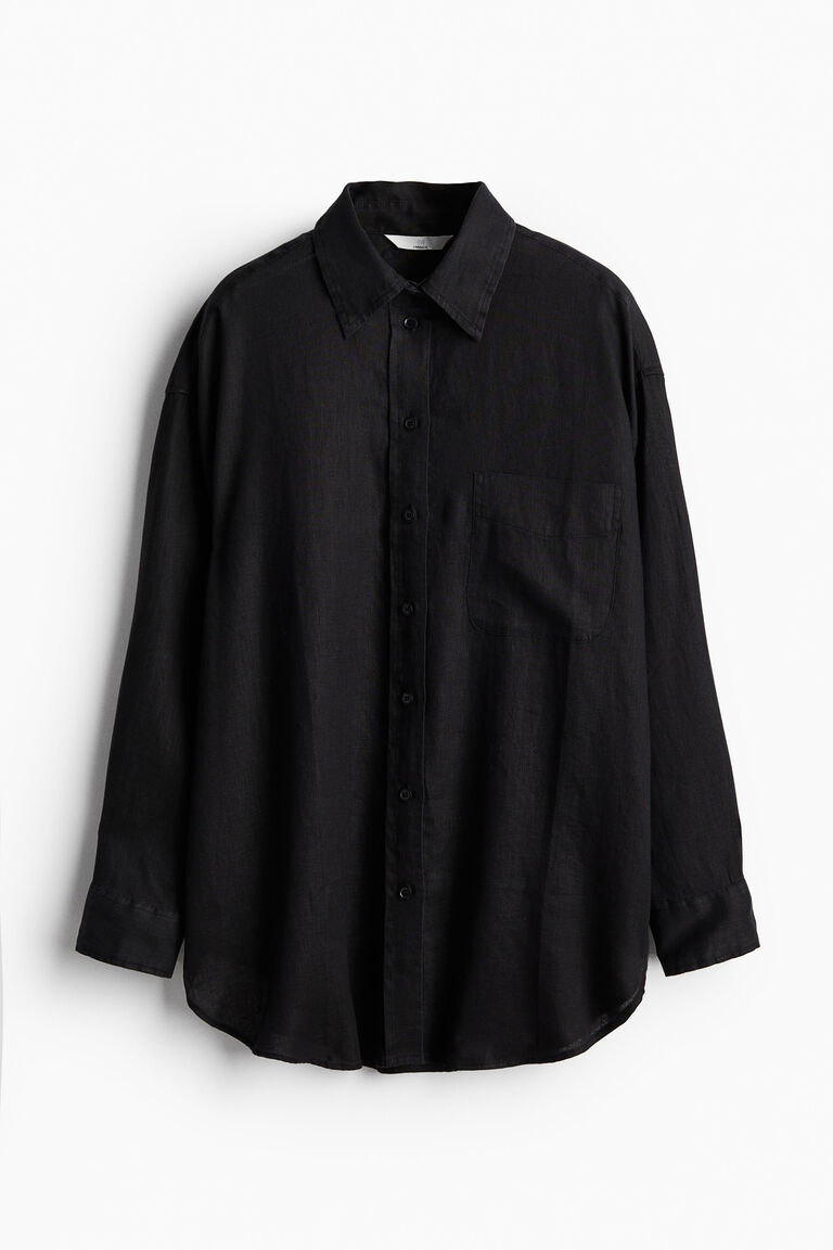 Oversized linen shirt