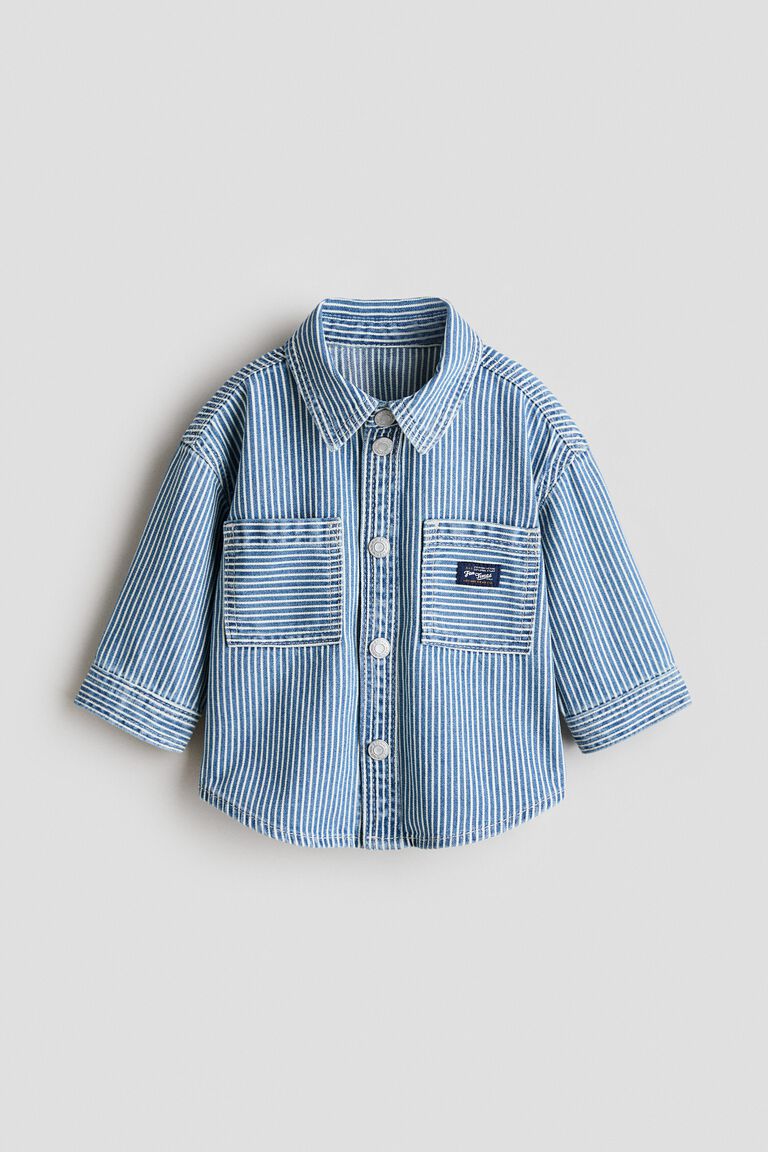 Cotton twill overshirt