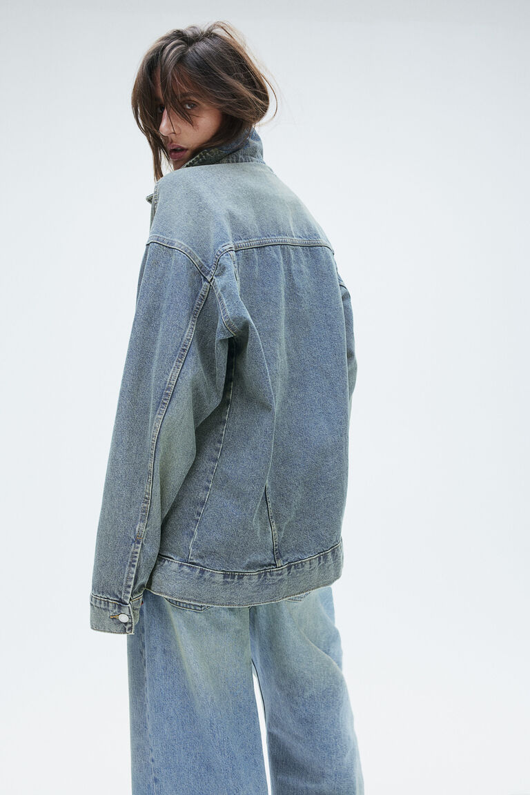 Oversized denim jacket