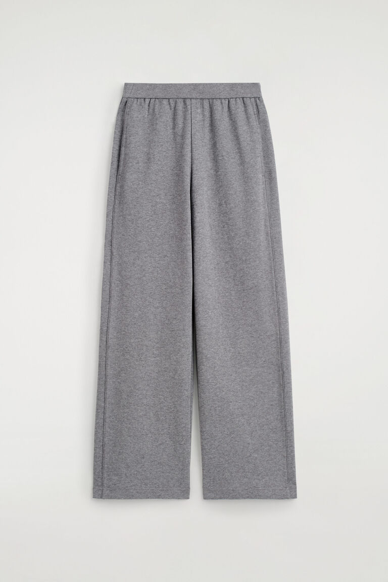 WIDE-LEG COTTON JOGGERS
