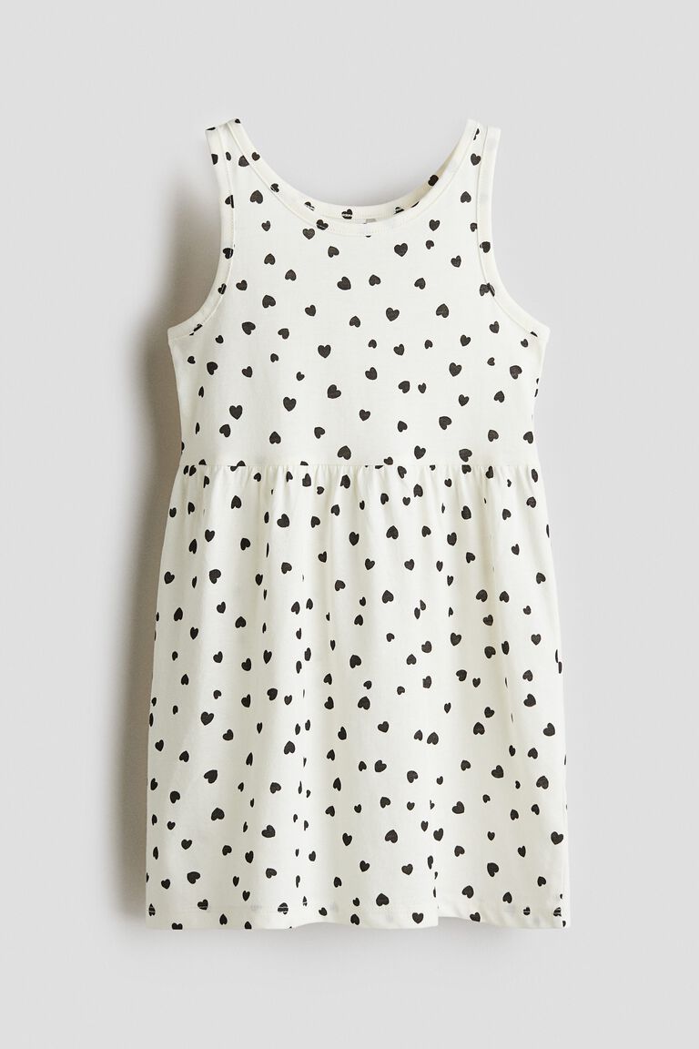 Patterned jersey dress