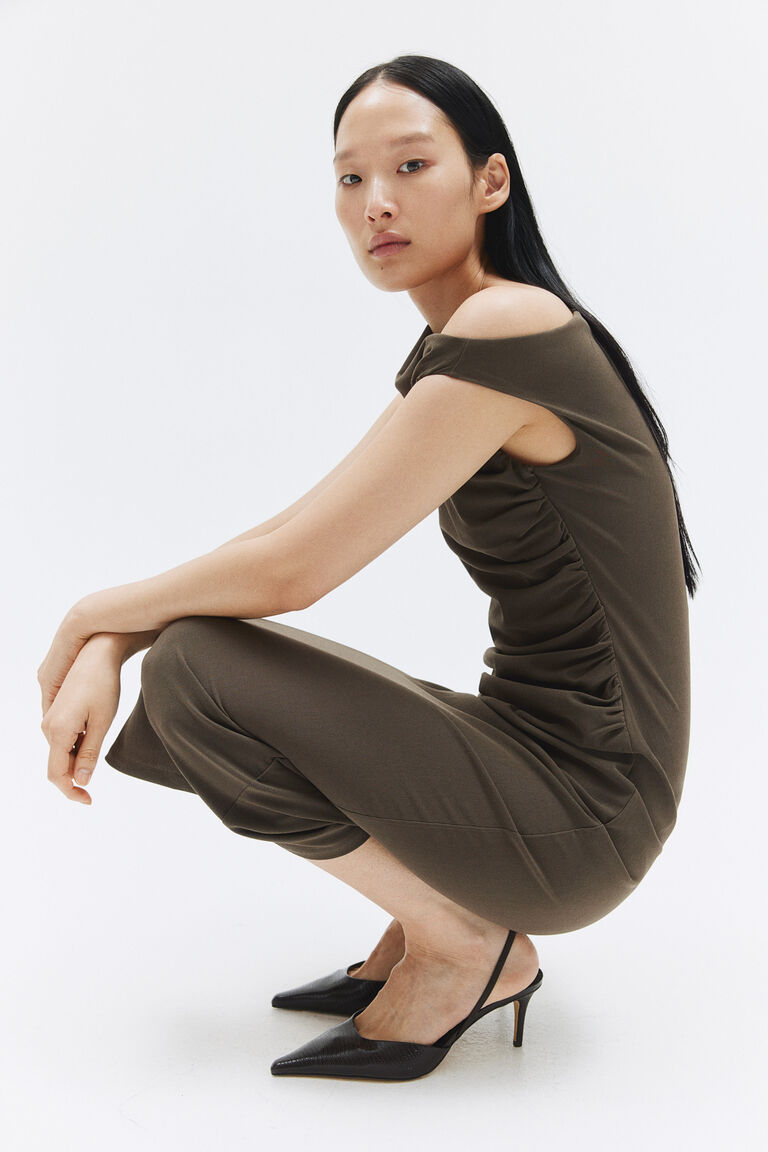 Draped bodycon dress