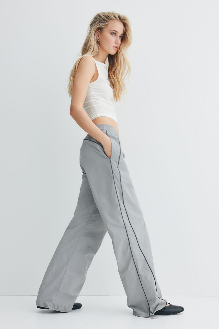 Piping-detail track pants
