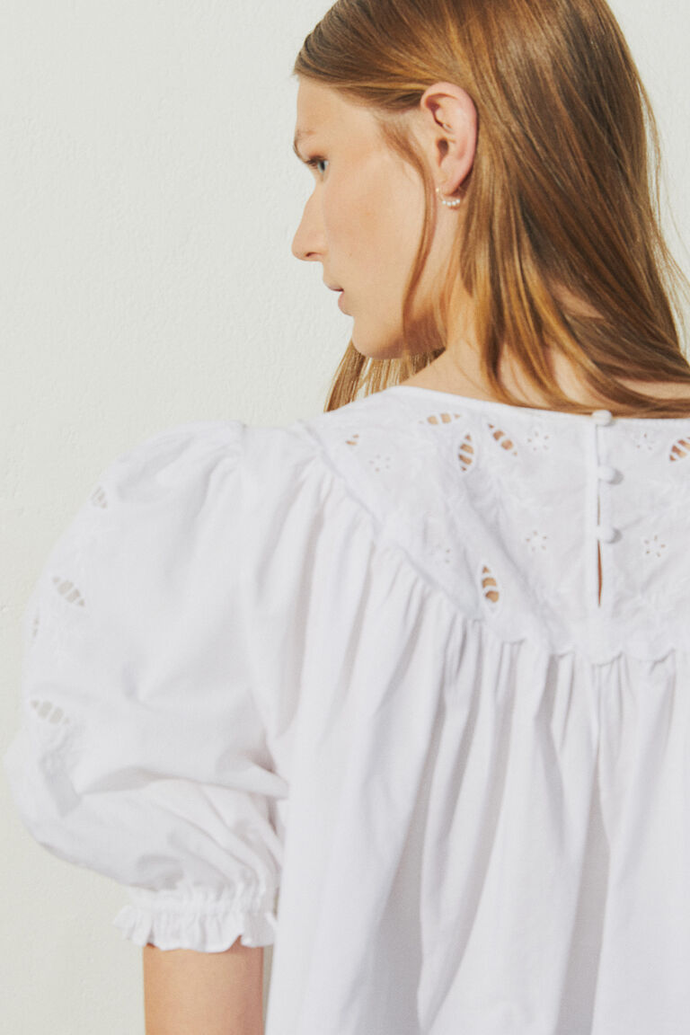 Embroidered blouse