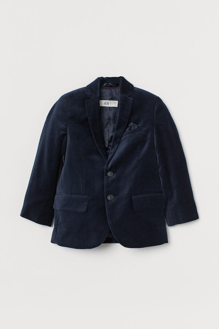 Cotton velvet jacket