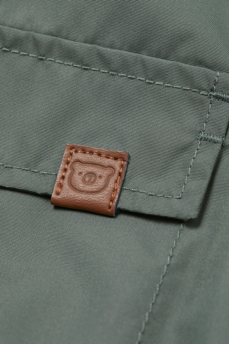 dkny khaki green padded jacket