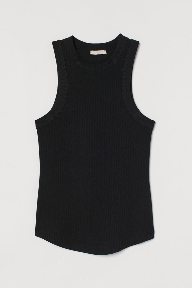 black vest top