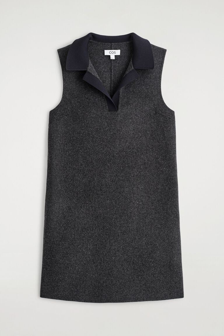 เดรสโปโลผ้าวูลสองหน้า