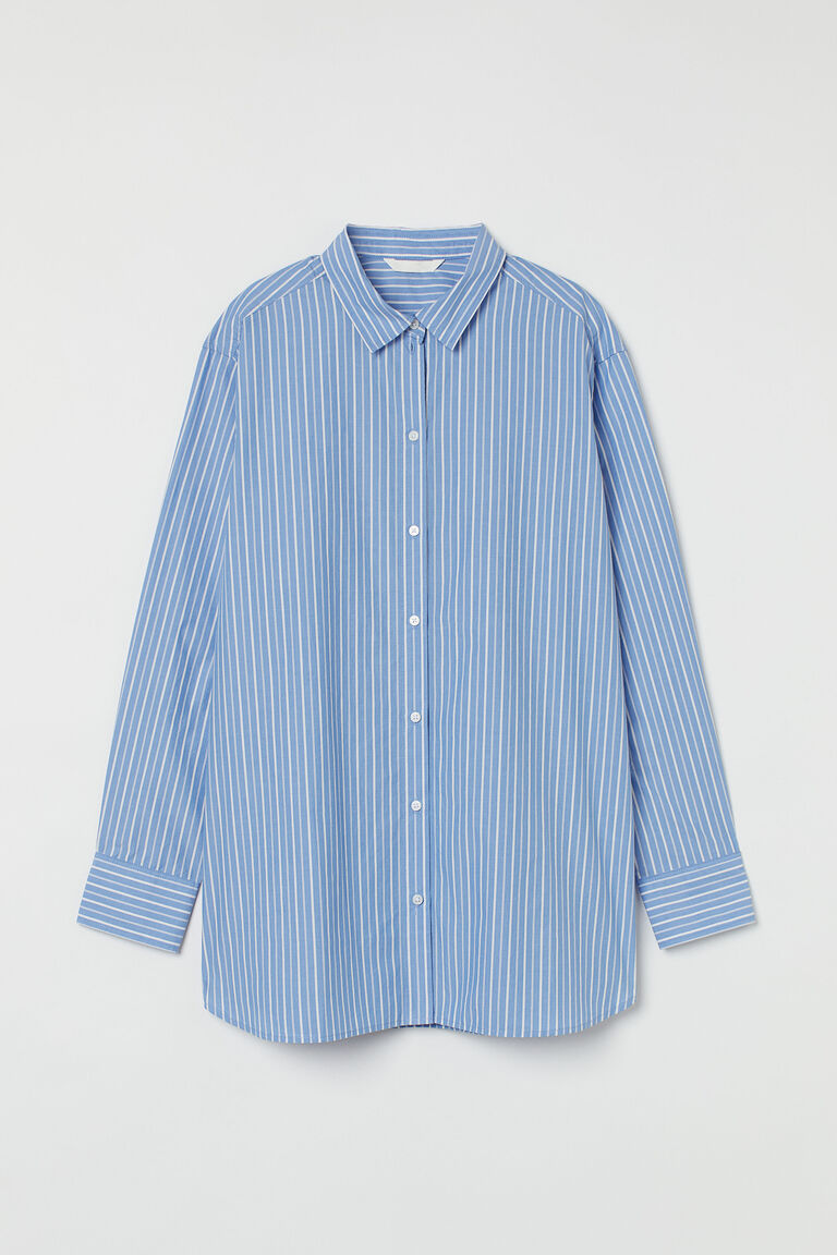stripe cotton shirt