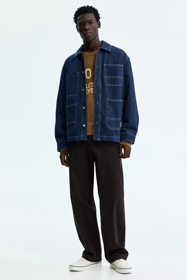 Denim overshirt