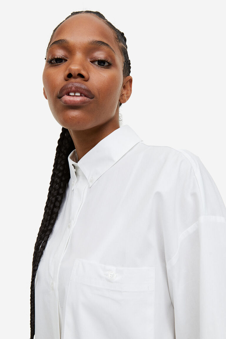 OVERSIZED FIT POPLIN SHIRT