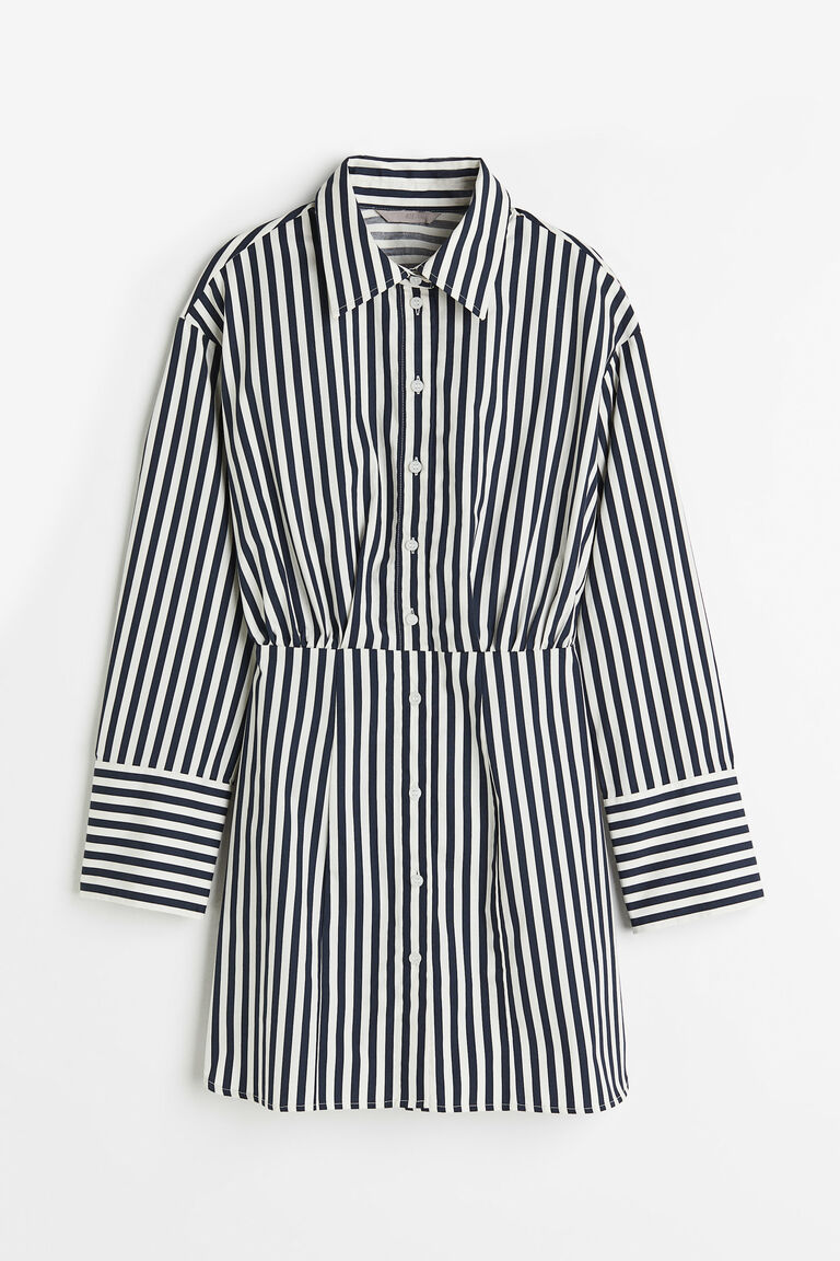 Cotton shirt dress