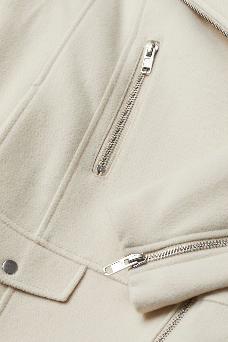 Oversized biker jacket