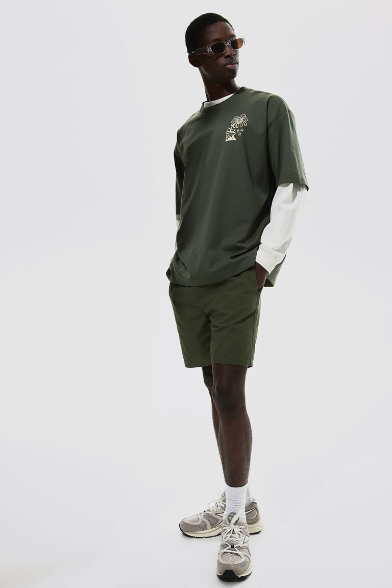 ショートパンツ Rest & Recreation COTTON BERMUDA SHORTS 5BNY499 SALE】RVCA メンズ 【DAYSHIFT】 DAYSHIFT 5 POCKET SHORT 21