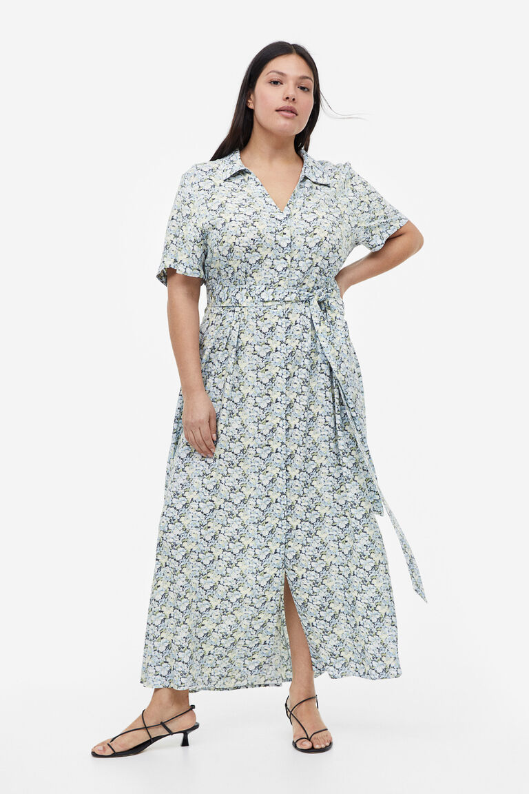 Tiebelt shirt dress