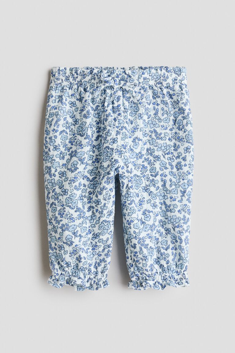 Cotton muslin trousers