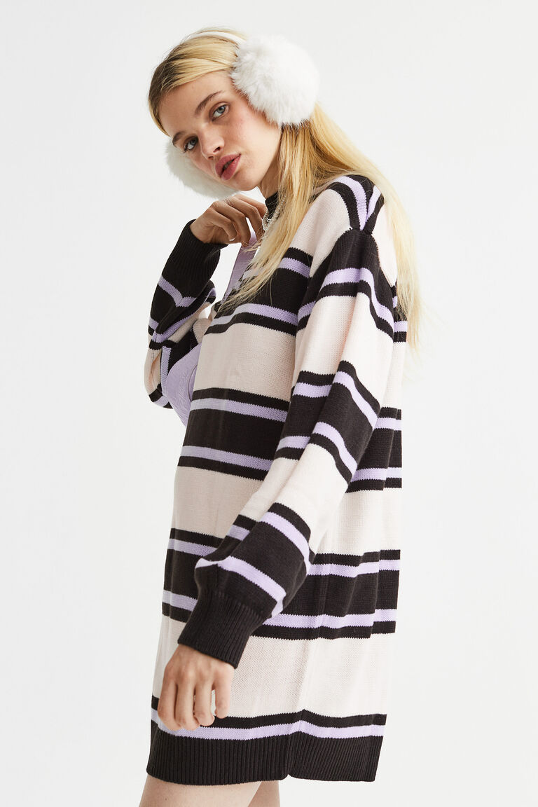 1210797 Multi Colour Patterned Dress