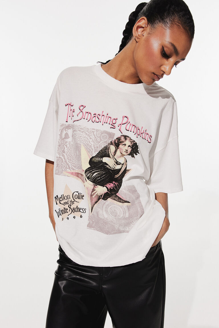 Oversized printed T-shirt