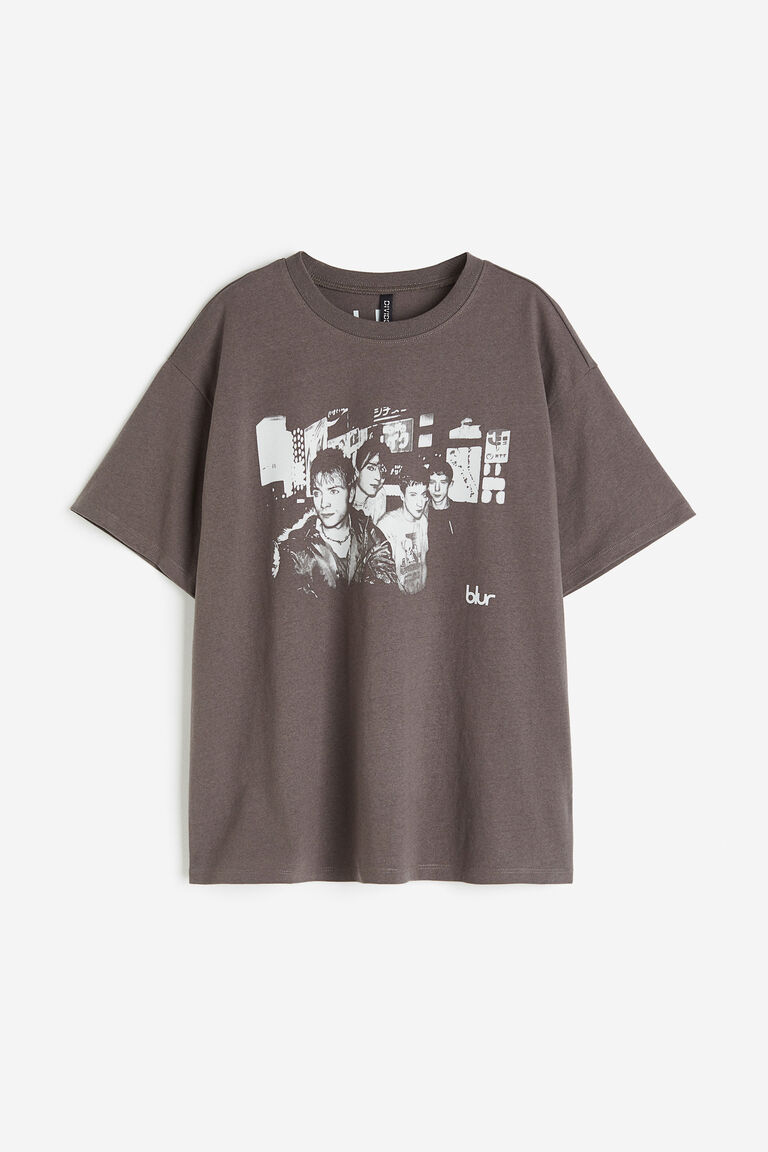 [ STIGMA ]★23 BLUR OVERSIZED T-SHIRTS Oversized printed T-shirt