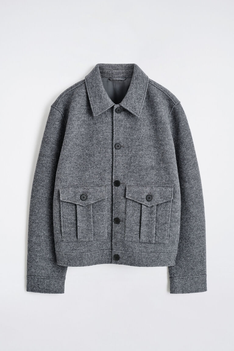 BOILED-WOOL JACKET