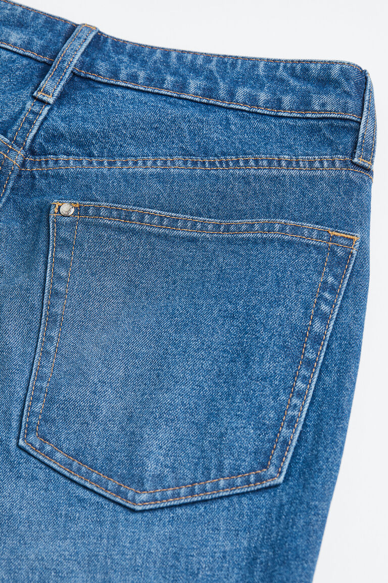 Vintage White Classic Straight Jeans