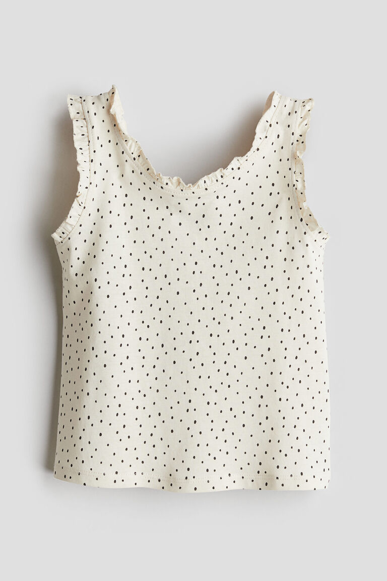 ruffle vest top