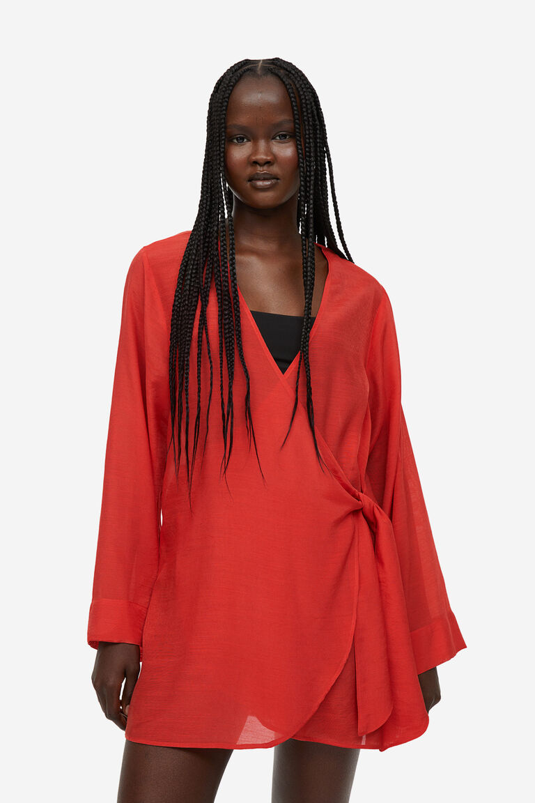 Beach wrap dress