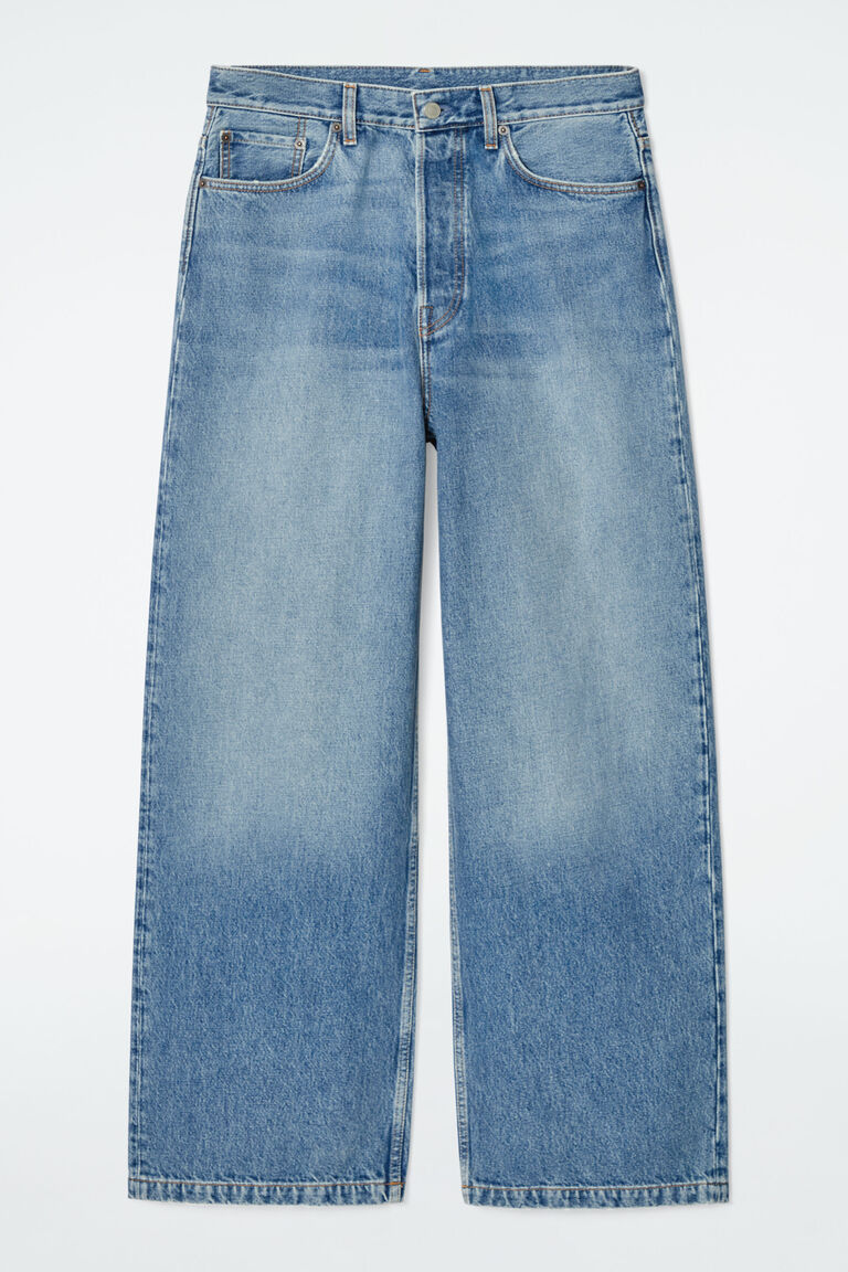 VOLUME WIDE-LEG JEANS