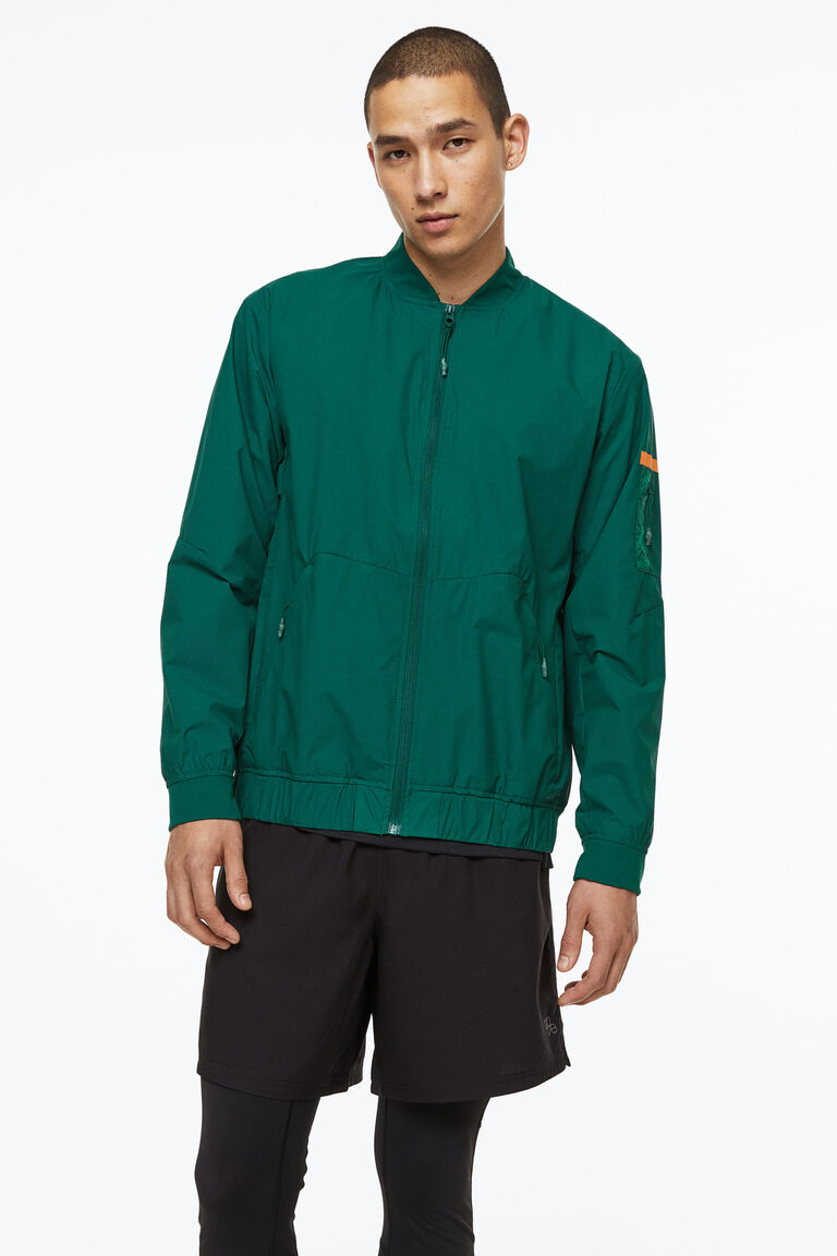 Waterrepellent running jacket