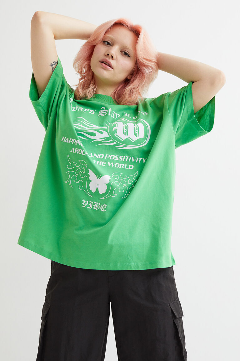 Oversized printed Tshirt