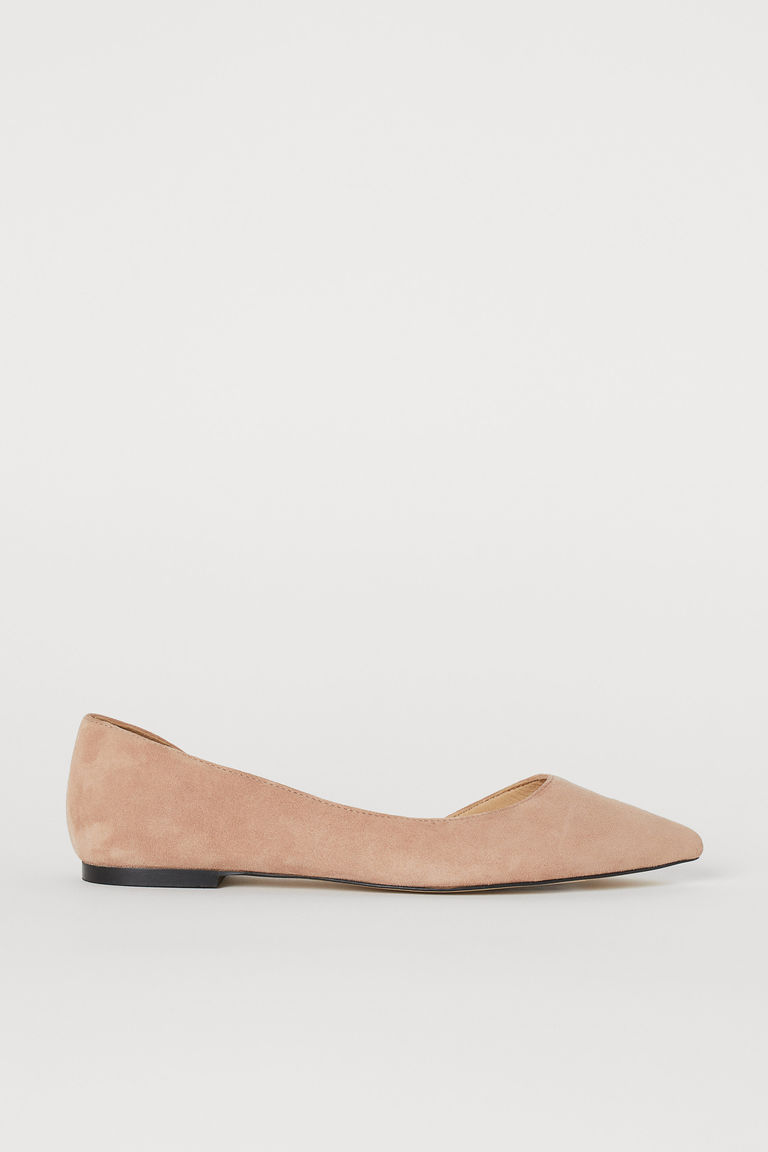 pointed ballet pumps h&m