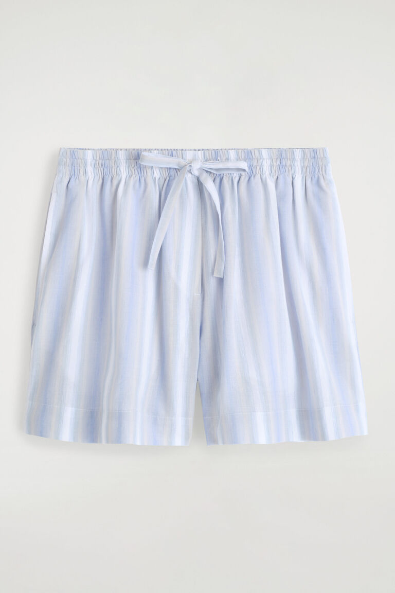 STRIPED SEERSUCKER SHORTS