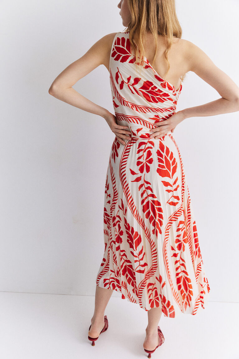 ANDMARY ♡ CHUCHU PLEATS RIBBON DRESS ANDMARY】Chuchu pleats ribbon dress