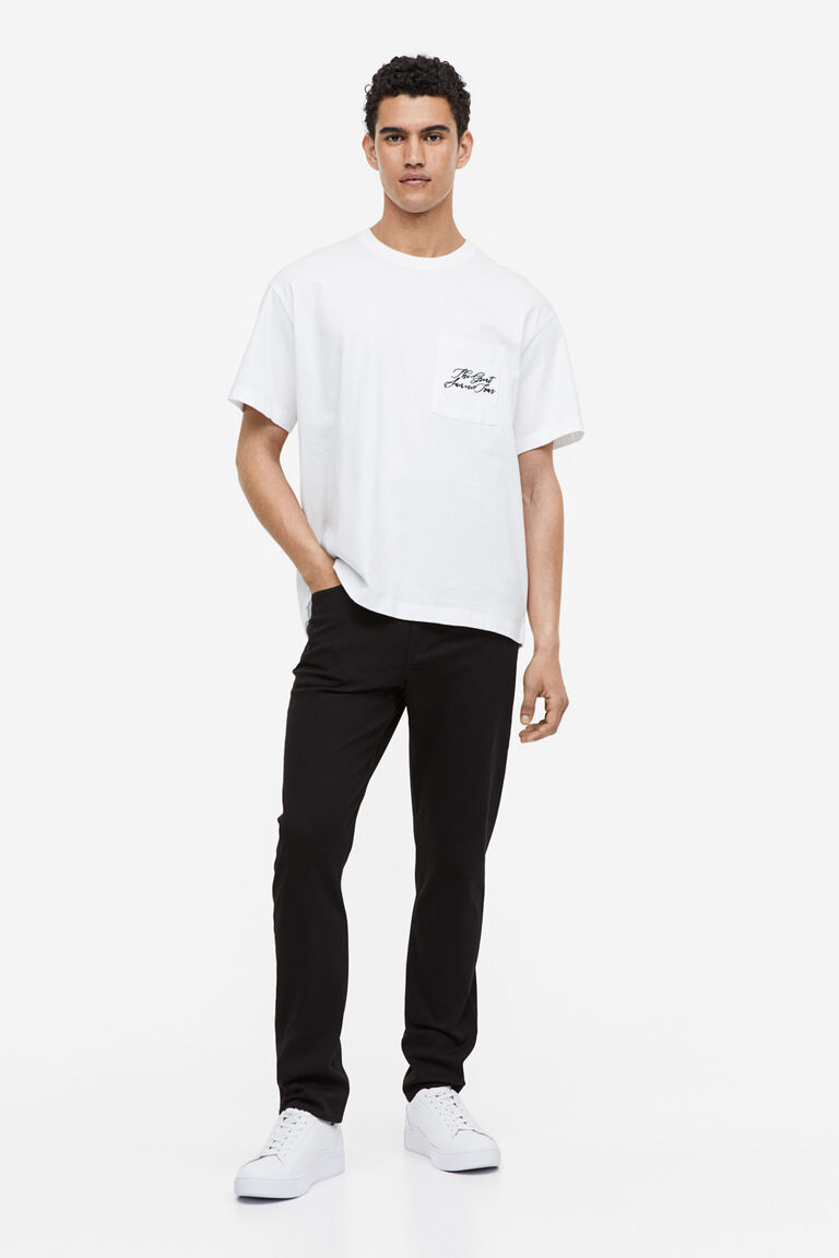 Soho Reverse Pleated Trouser - Coffee Cotton Twill Stretch
