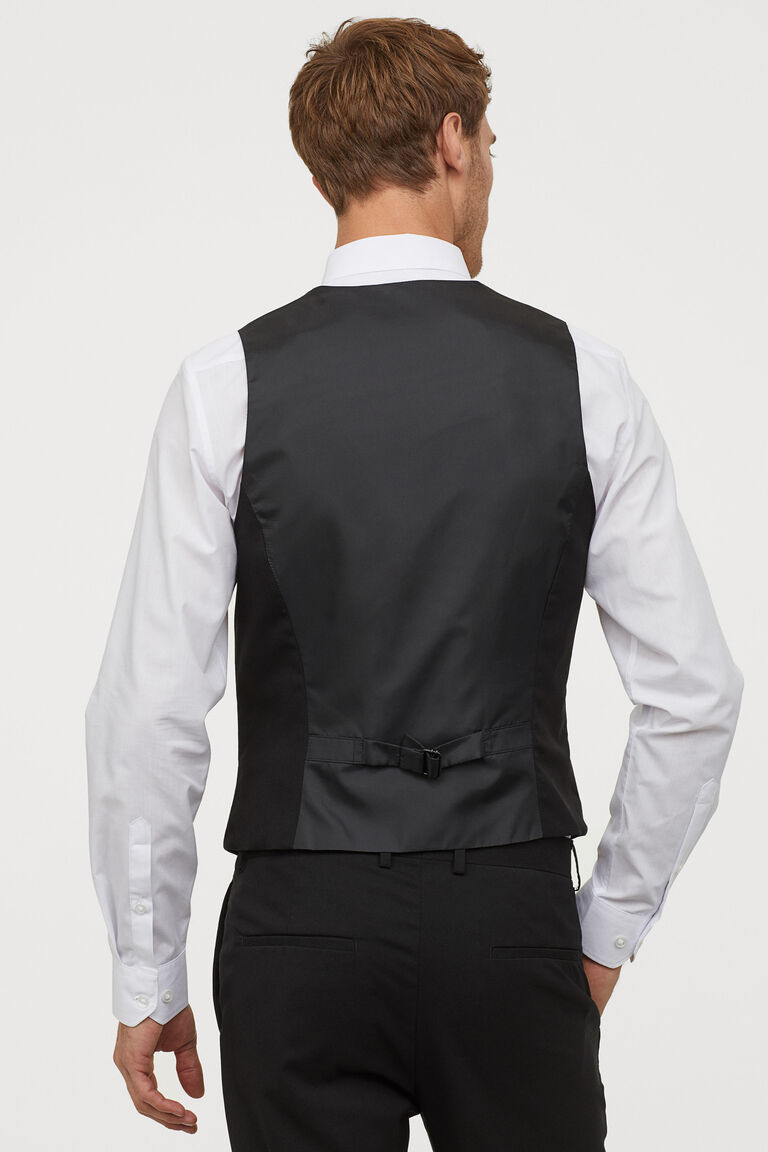 black suit vest