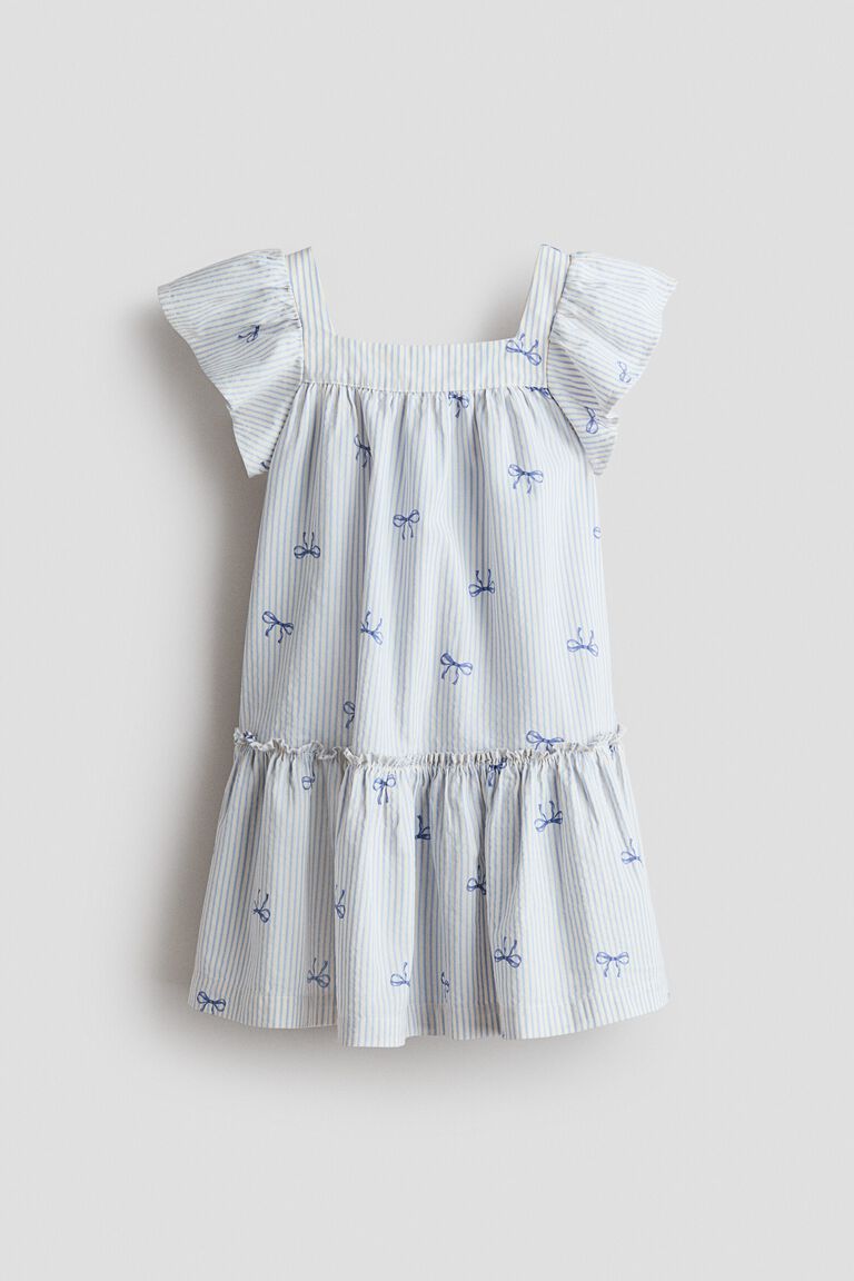 Flared cotton dress