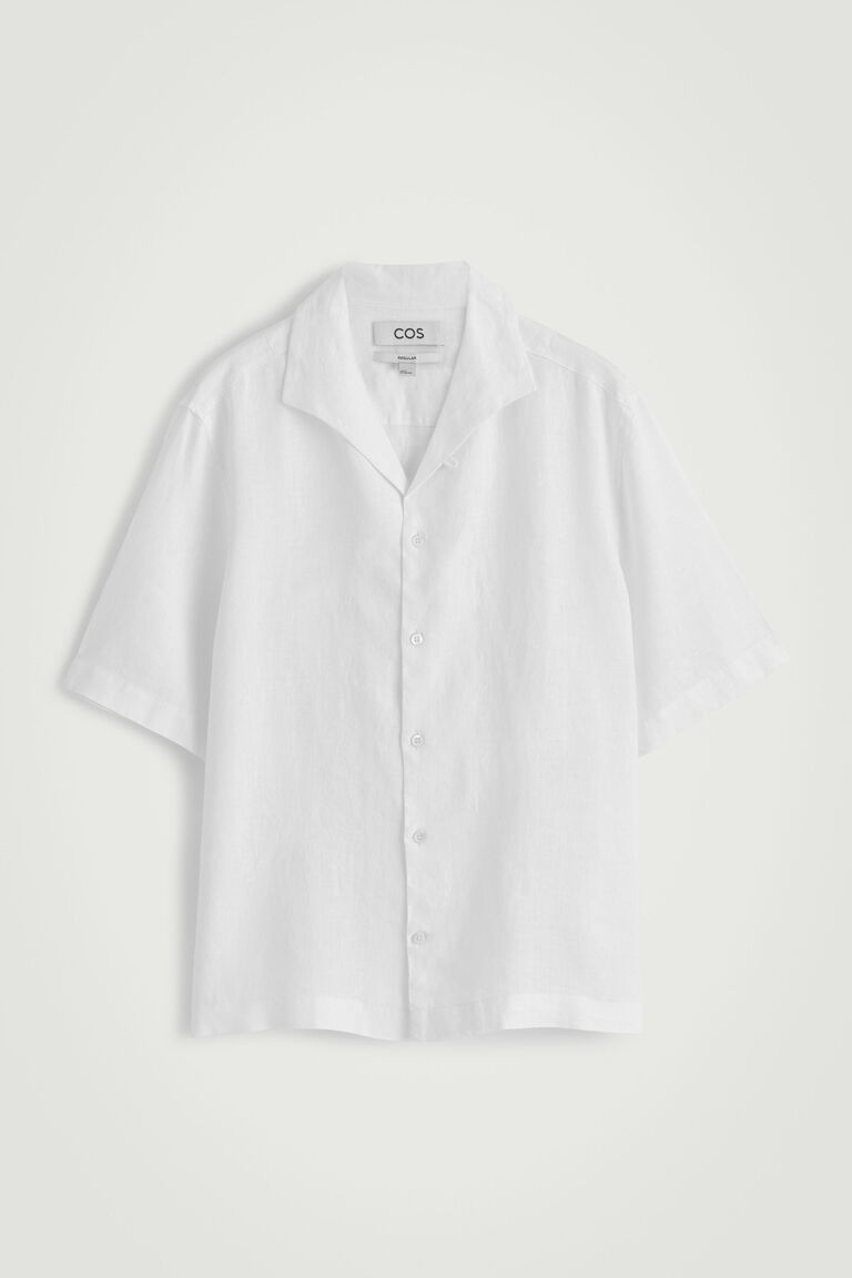 LINEN SHORT-SLEEVED SHIRT
